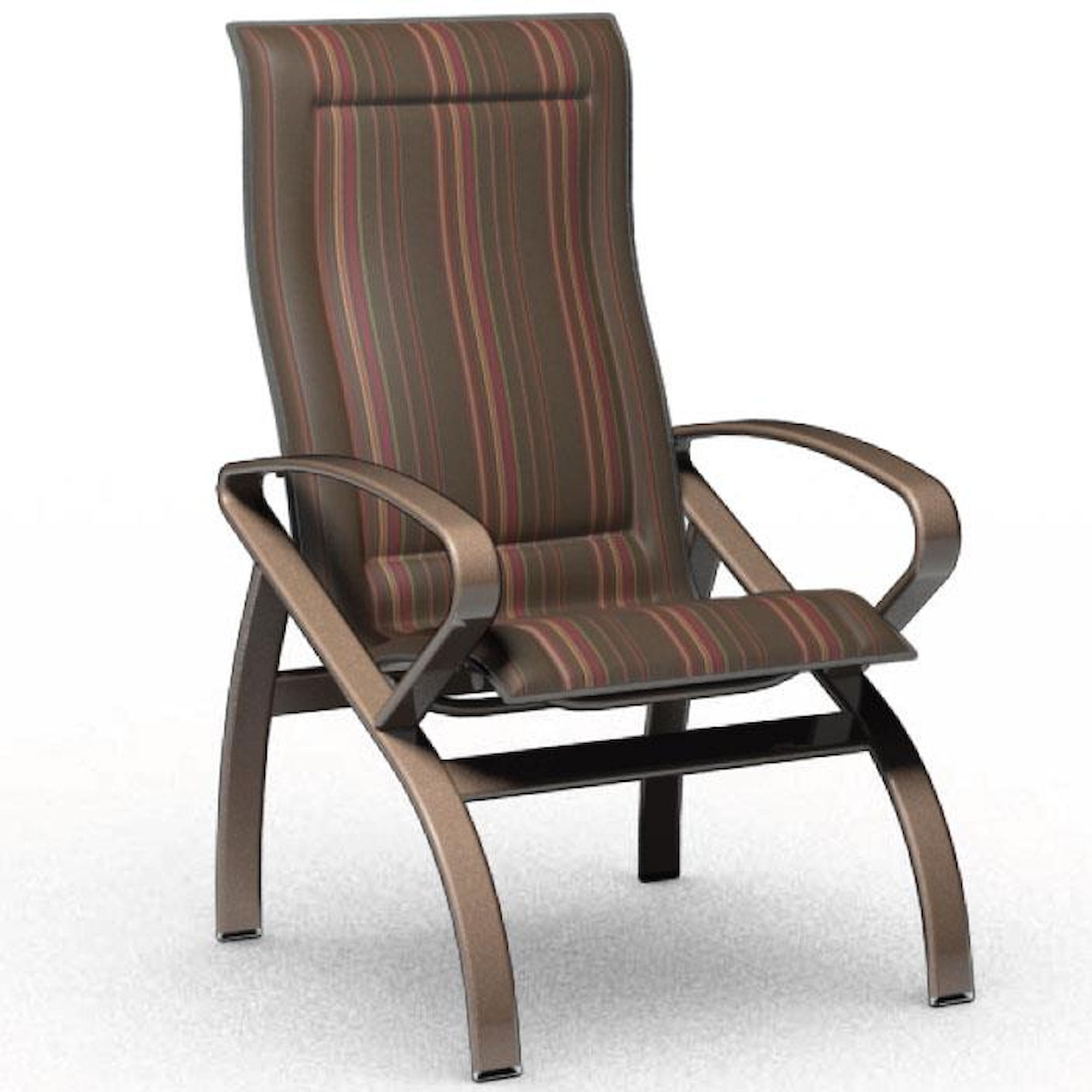 Homecrest Benton Collection 1C479 High Back Dining Chair with Track